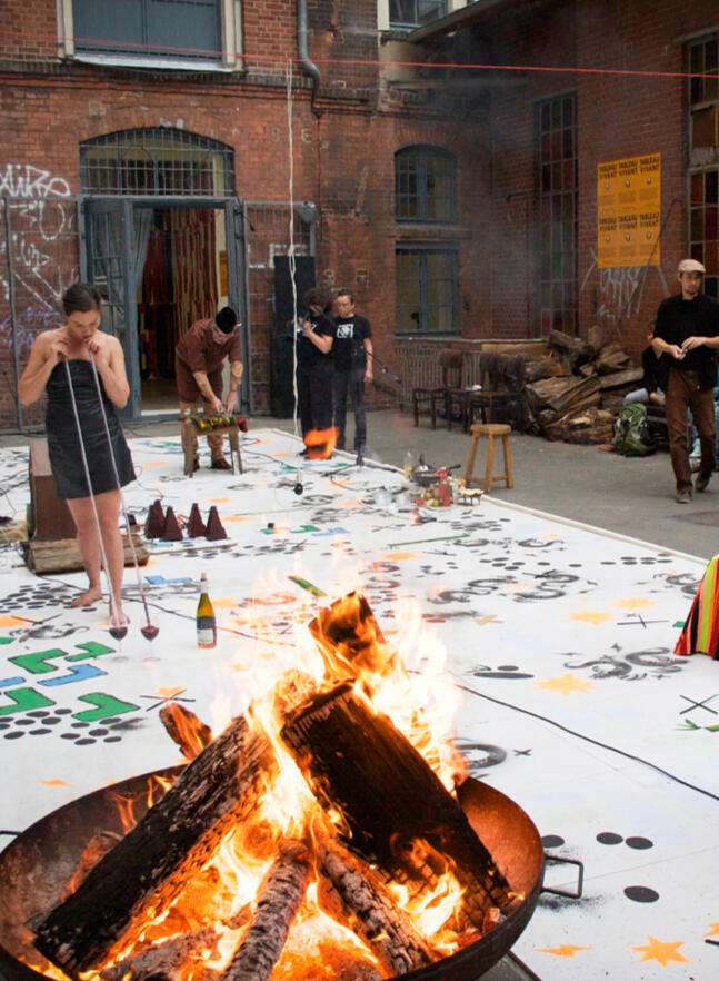 Tableau Vivant, 2012, Mind Pirates, Berlin Foto: Eva Brunner